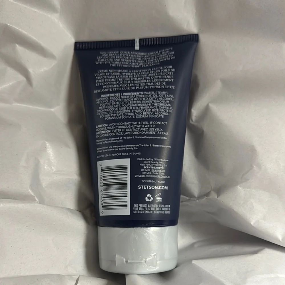 Stetson Spirit Deep Moisture Cream - Blue